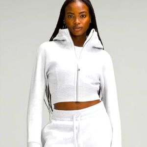 LULULEMON full zip cropped scuba hoodie